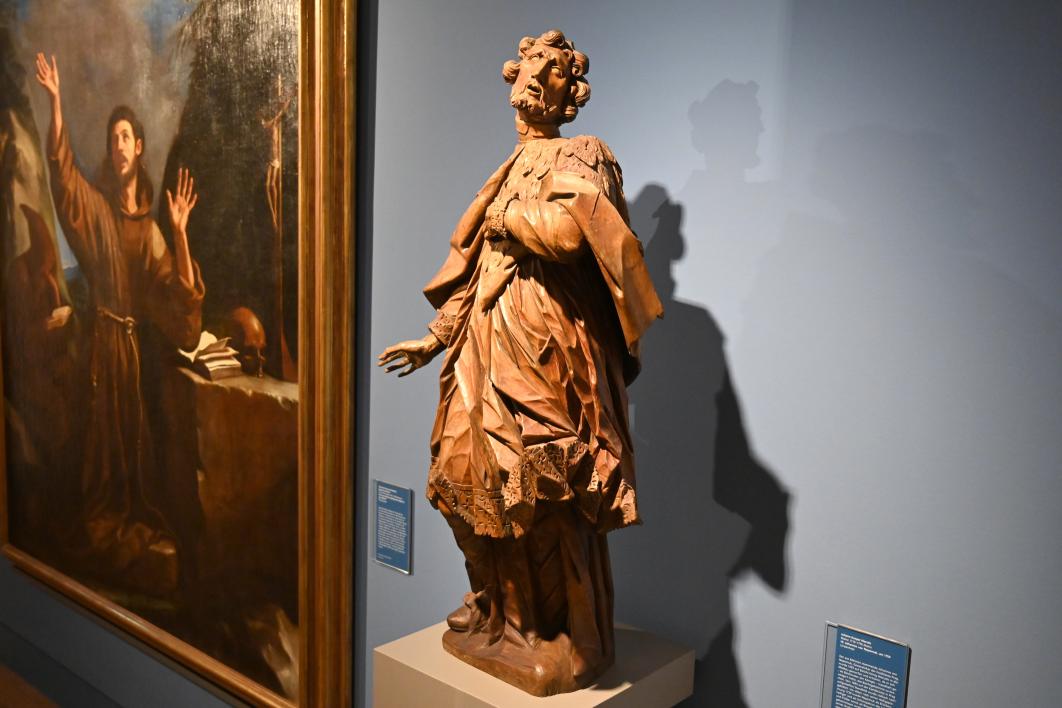 Johann Kaspar Hiernle (1750), Hl. Johannes von  Nepomuk, Mainz, Landesmuseum, Mainzer Barock, um 1750, Bild 2/3