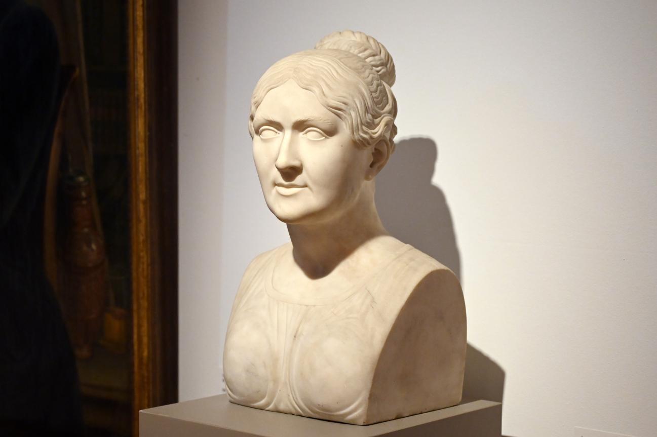 Franz Joseph Scholl (1830), Weibliches Porträt, Mainz, Landesmuseum, Schaudepot, um 1830, Bild 2/3