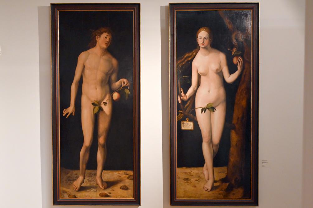 Hans Baldung Grien (1501–1544), Adam und Eva, Mainz, Landesmuseum, Schaudepot, nach 1507