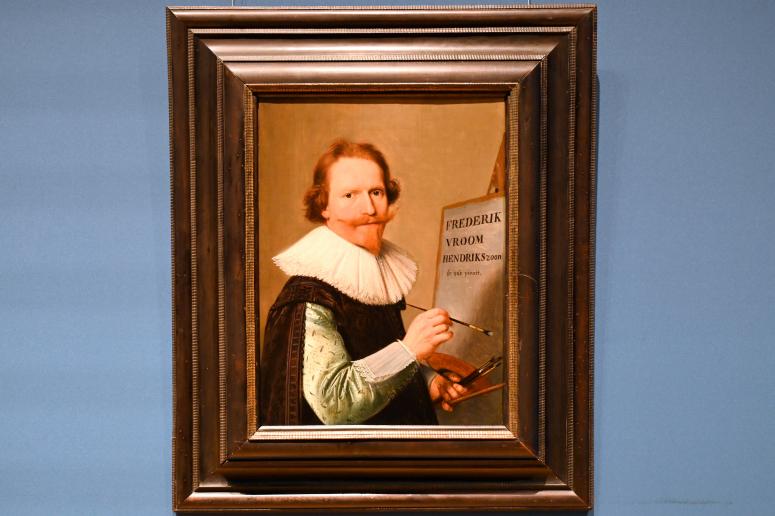 Frederik Hendriksz. Vroom: Selbstbildnis vor der Staffelei, um 1634