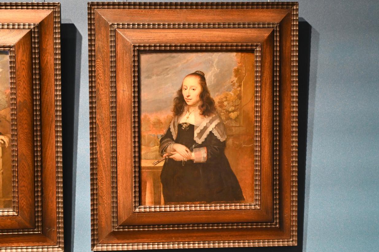 Gonzales Coques (1644–1660), Bildnis einer Dame, Darmstadt, Hessisches Landesmuseum, Saal 5, 1644–1645, Bild 1/3