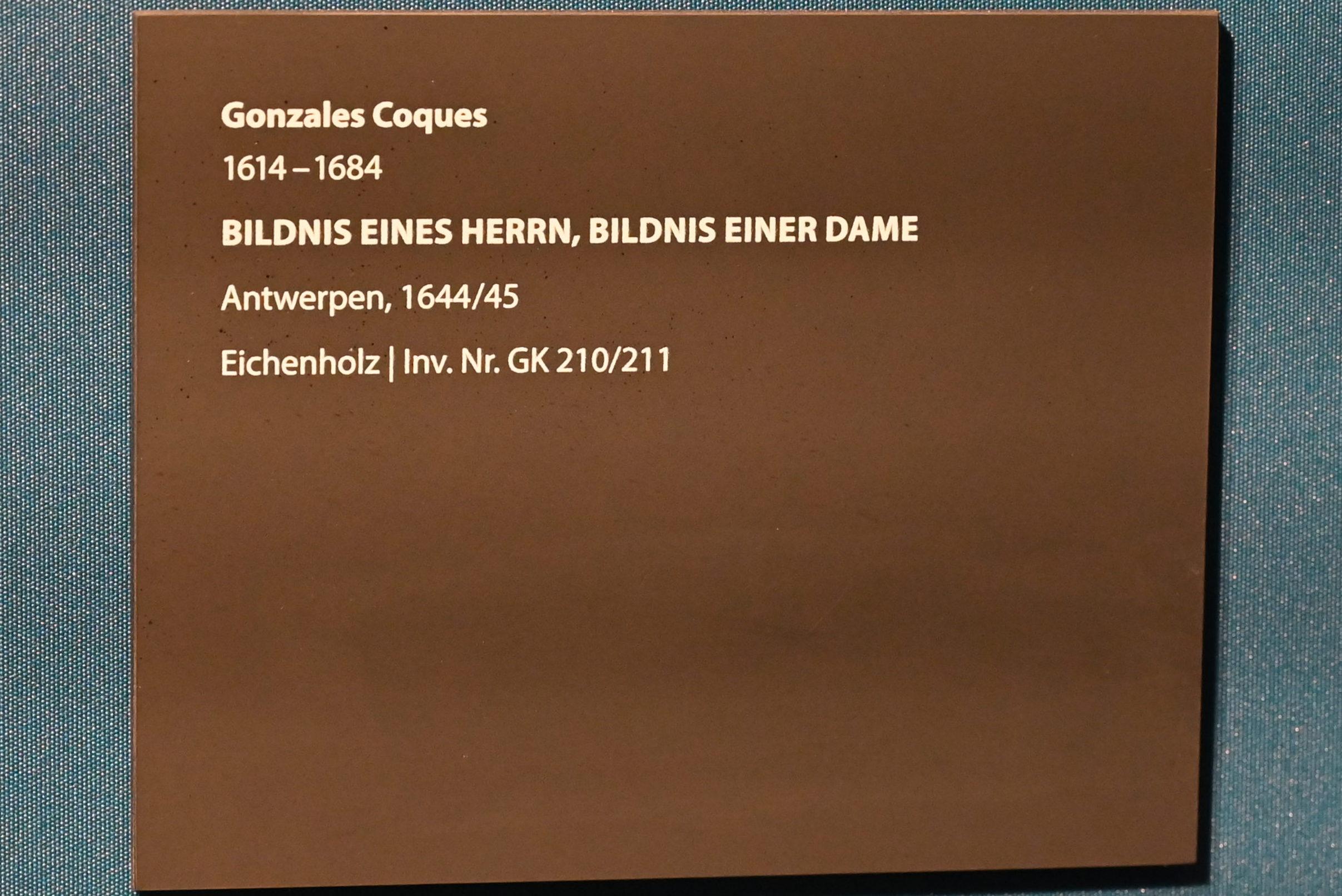 Gonzales Coques (1644–1660), Bildnis einer Dame, Darmstadt, Hessisches Landesmuseum, Saal 5, 1644–1645, Bild 3/3