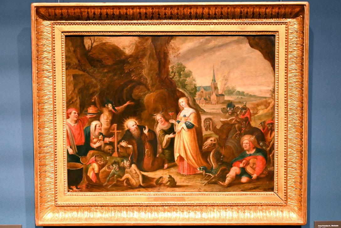 Frans Francken der Jüngere (Werkstatt): Die Versuchung des hl. Antonius, 1610 - 1615