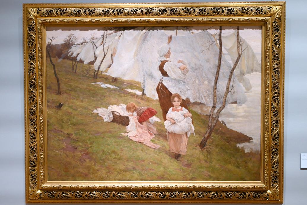 Alois Delug: Märzwind, 1891, Bild 1/2