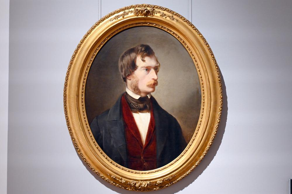 Joseph Adam Hartmann (1845–1858), Bildnis Ludwig Weyland, Darmstadt, Hessisches Landesmuseum, Saal 8, 1858