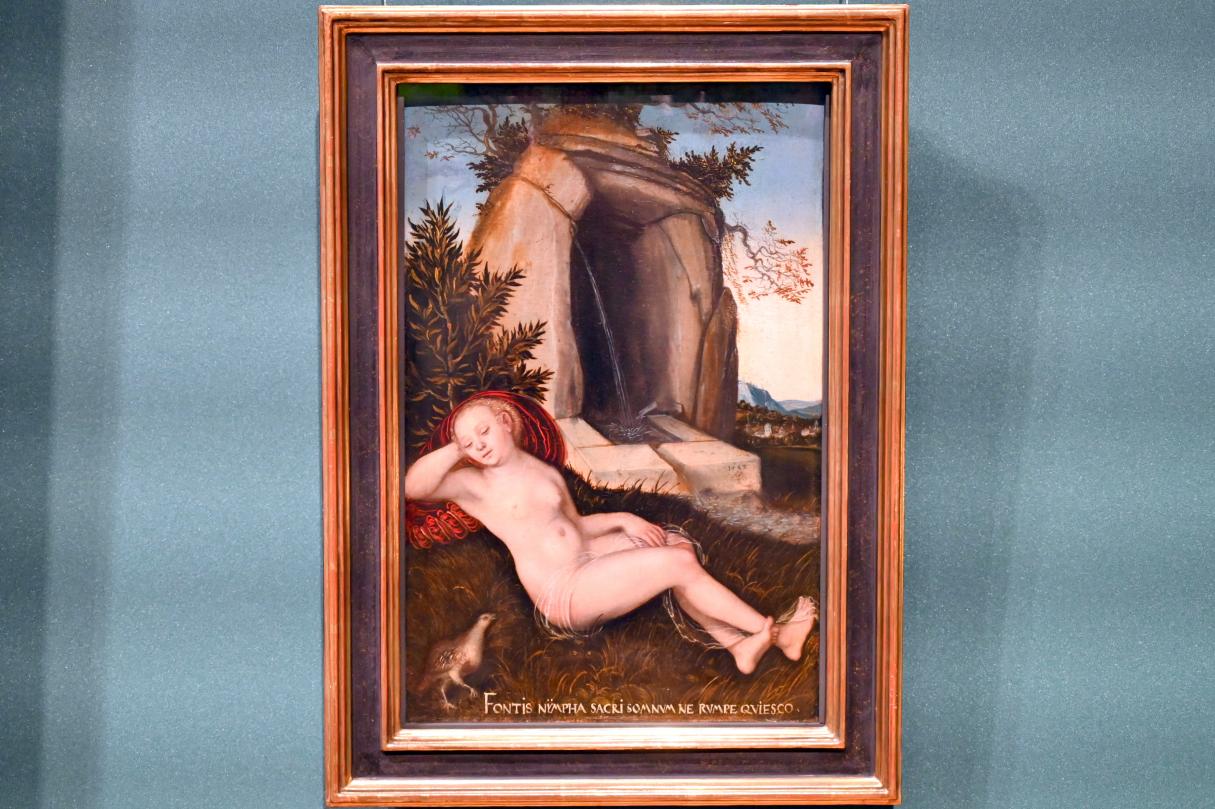 Lucas Cranach der Ältere: Quellnymphe, 1533
