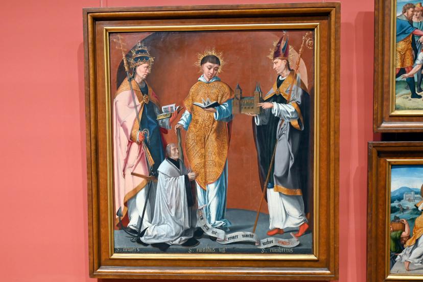 Meister des Cyriakusaltars (1535), Fünf Tafeln des Cyriakusaltars, Darmstadt, Hessisches Landesmuseum, Saal 14, 1530–1540, Bild 2/7