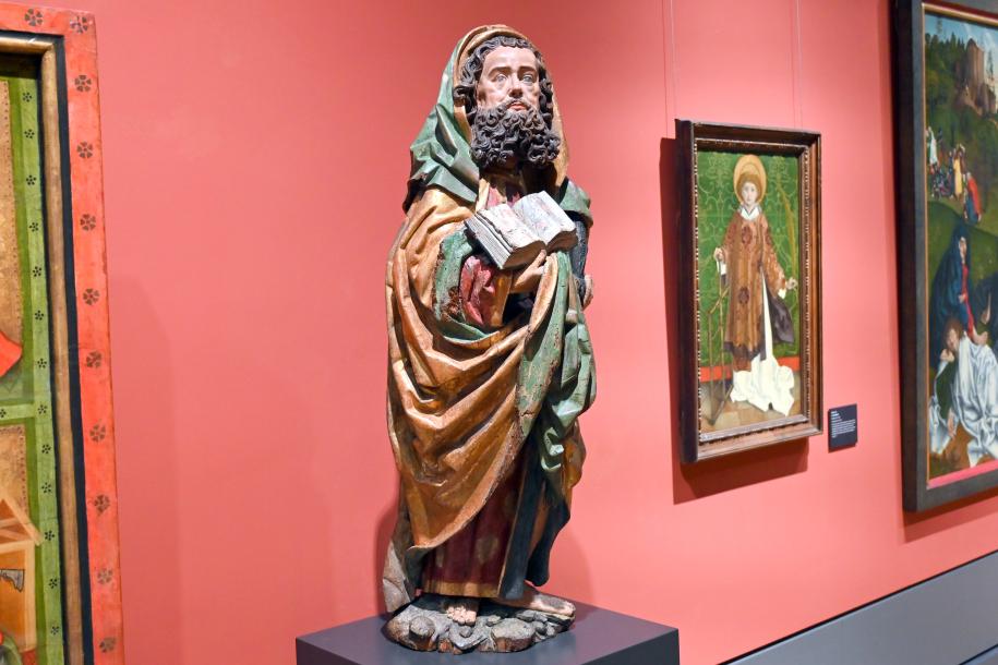 Hl. Paulus, Darmstadt, Hessisches Landesmuseum, Saal 14, um 1480, Bild 2/5