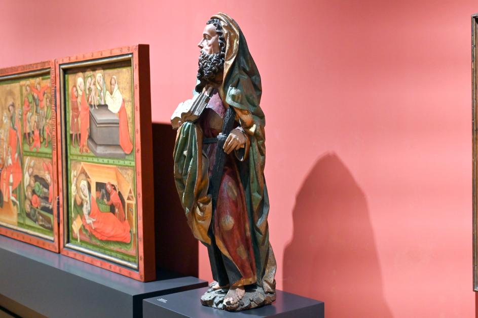 Hl. Paulus, Darmstadt, Hessisches Landesmuseum, Saal 14, um 1480, Bild 3/5