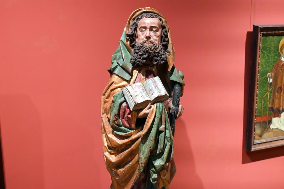 Hl. Paulus, Darmstadt, Hessisches Landesmuseum, Saal 14, um 1480, Bild 4/5