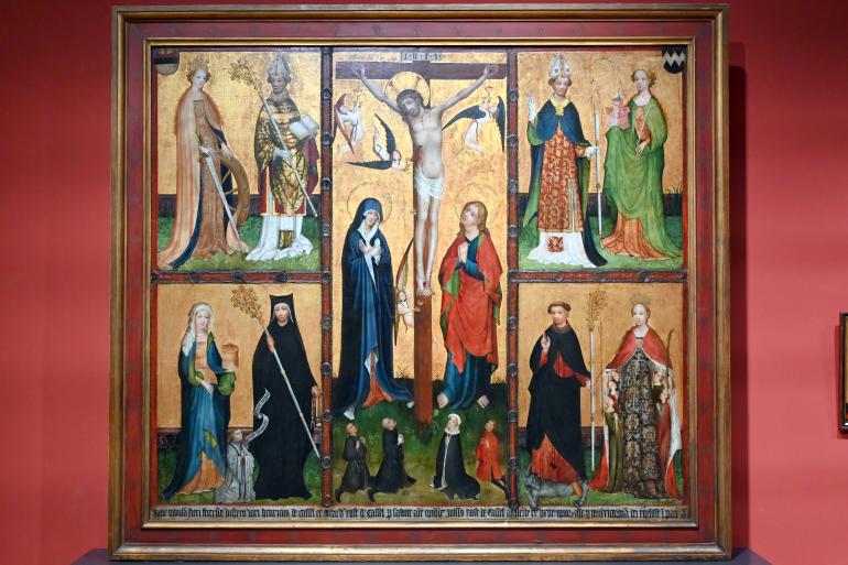 Meister des Gereon-Altars (1410–1425): Votivtafel der Familie Rost von Cassel, um 1410