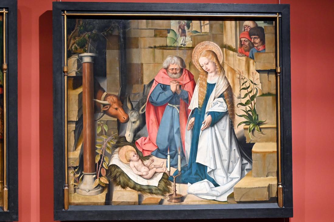 Meister des Seligenstädter Altars (1505), Seligenstädter Altar, Seligenstadt, Kirche St. Marcellinus und Petrus, jetzt Darmstadt, Hessisches Landesmuseum, Saal 15, um 1505, Bild 4/7
