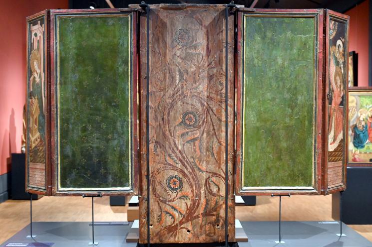 Der kleine Friedberger Altar, Friedberg, Stadtkirche Unserer Lieben Frau, jetzt Darmstadt, Hessisches Landesmuseum, Saal 15, um 1420, Bild 2/7