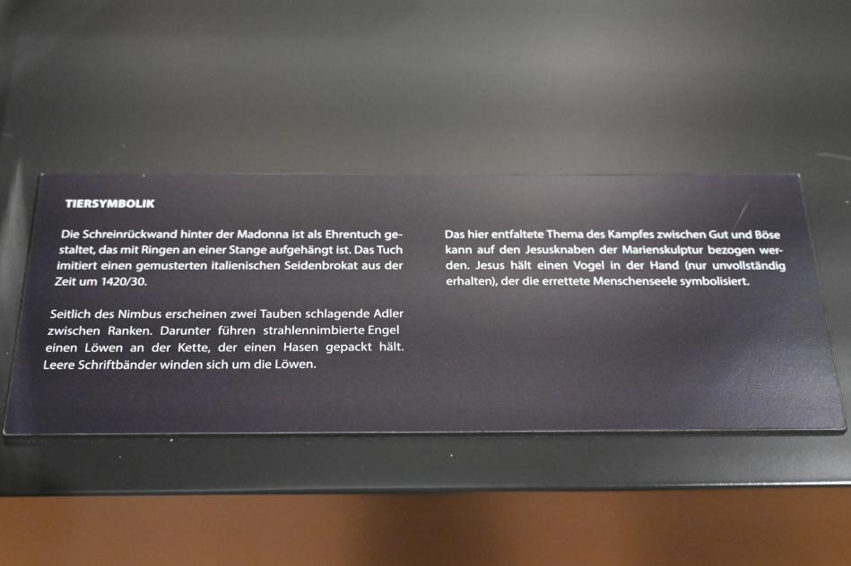 Der kleine Friedberger Altar, Friedberg, Stadtkirche Unserer Lieben Frau, jetzt Darmstadt, Hessisches Landesmuseum, Saal 15, um 1420, Bild 6/7