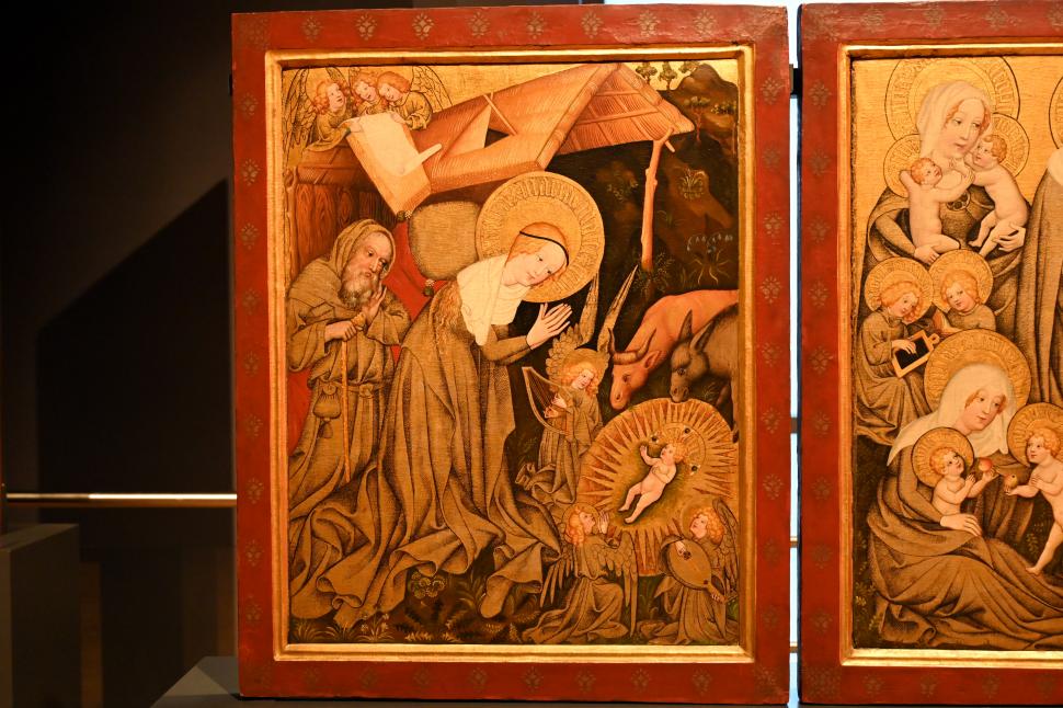 Der Ortenberger Altar, Ortenberg, Marienkirche, jetzt Darmstadt, Hessisches Landesmuseum, Saal 15, um 1410, Bild 3/12