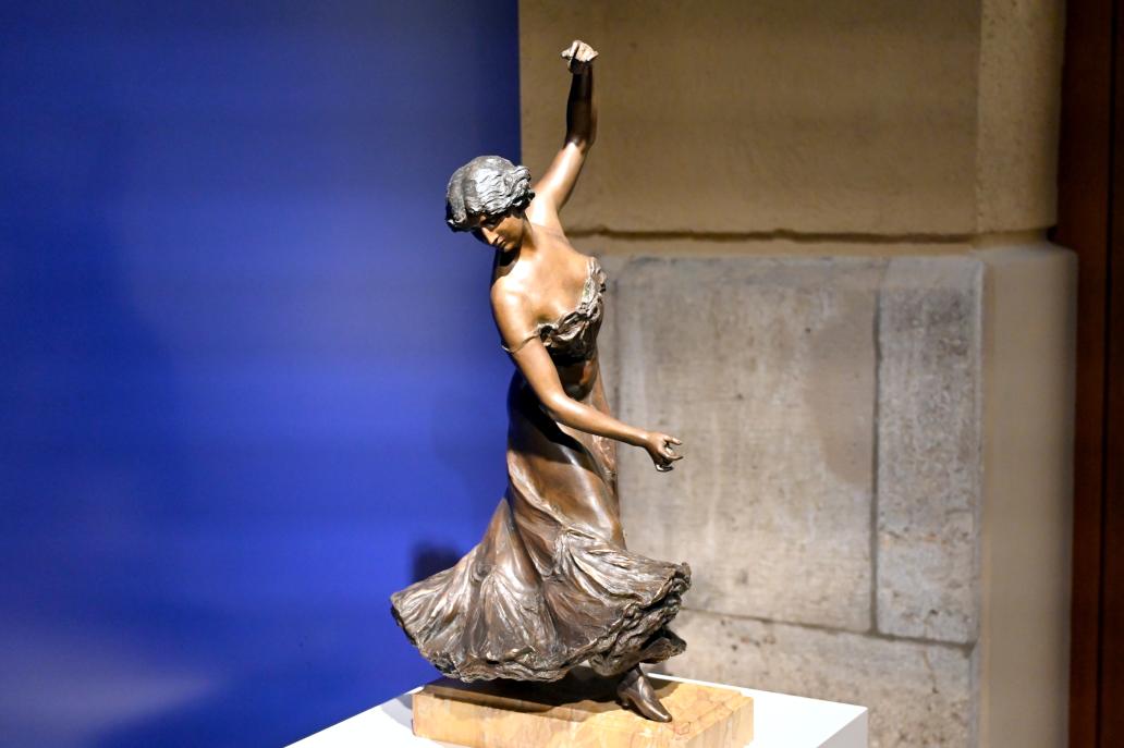 Fritz Klimsch (1897–1898), La Belle Otéro (Caroline Otero), Darmstadt, Hessisches Landesmuseum, Jugendstil, 1897, Bild 3/4