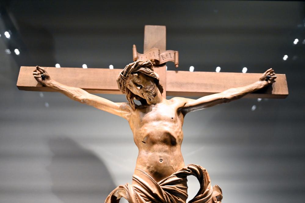 Tilman Riemenschneider (1487–1523), Kreuzigungsgruppe, Darmstadt, Hessisches Landesmuseum, Kunsthandwerk, um 1500, Bild 2/5