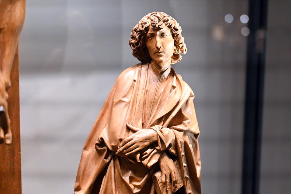 Tilman Riemenschneider (1487–1523), Kreuzigungsgruppe, Darmstadt, Hessisches Landesmuseum, Kunsthandwerk, um 1500, Bild 3/5