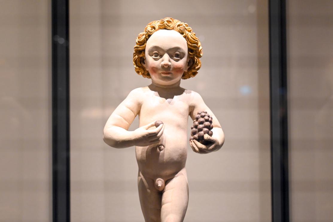 Michel Erhart (Umkreis) (1480), Christuskind, Darmstadt, Hessisches Landesmuseum, Kunsthandwerk, um 1480, Bild 3/4