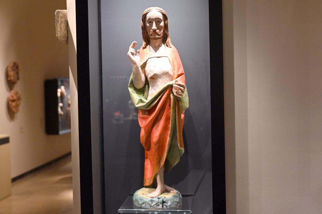 Auferstandener Christus - Himmelfahrtsfigur, Darmstadt, Hessisches Landesmuseum, Kunsthandwerk, um 1480