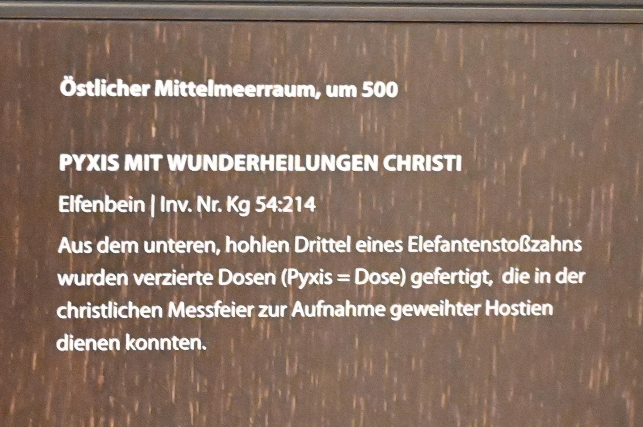 Pyxis, Darmstadt, Hessisches Landesmuseum, Kunsthandwerk, um 500, Bild 4/4
