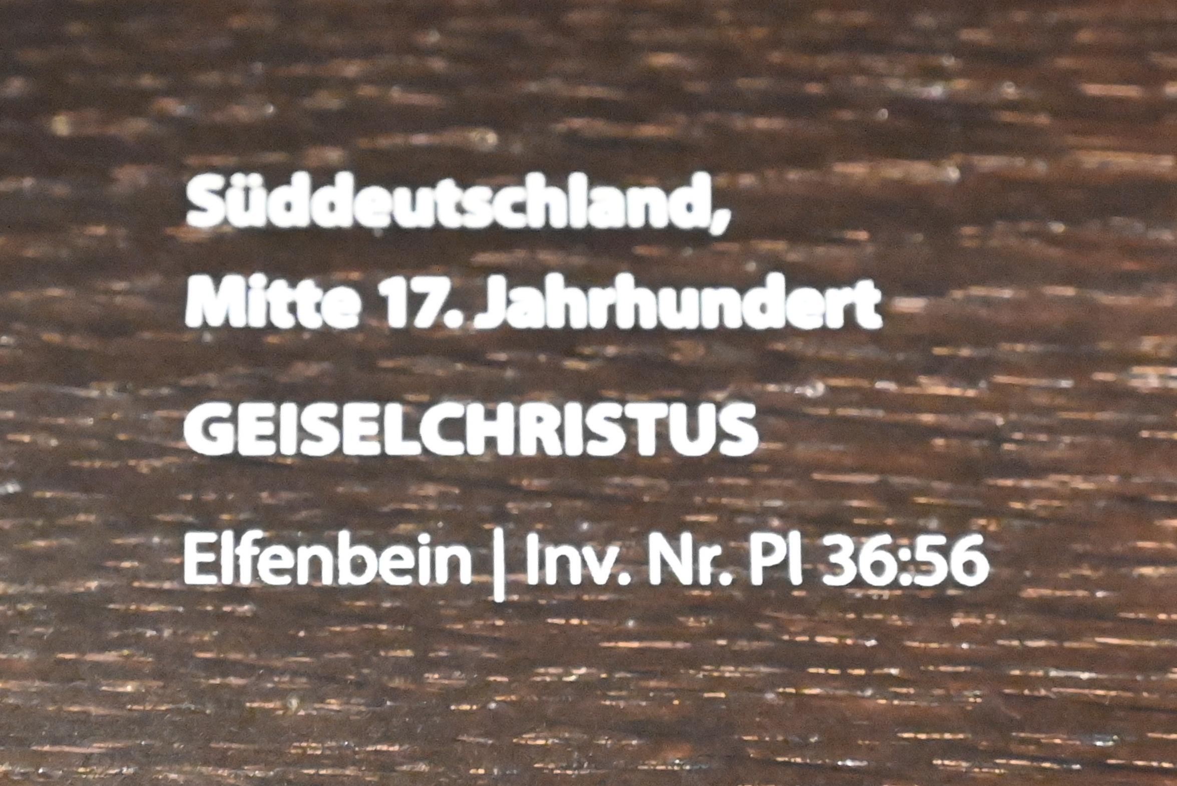 Geiselchristus, Darmstadt, Hessisches Landesmuseum, Fürstliche Schatzkammer, Mitte 17. Jhd., Bild 2/2