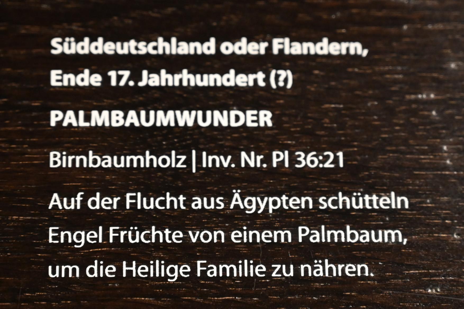 Palmbaumwunder, Darmstadt, Hessisches Landesmuseum, Fürstliche Schatzkammer, Ende 17. Jhd., Bild 2/2