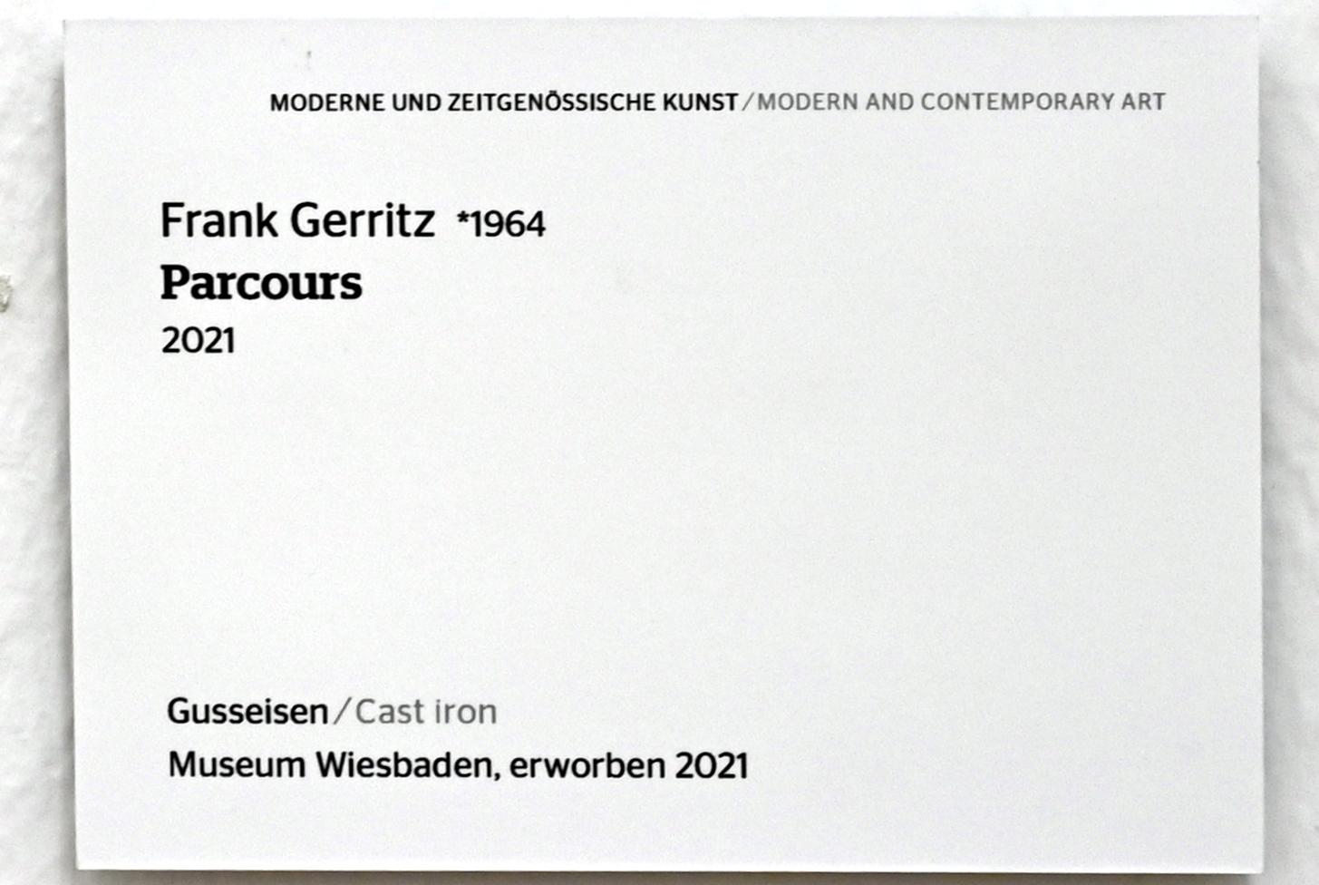Frank Gerritz: Parcours, 2021, Bild 3/3