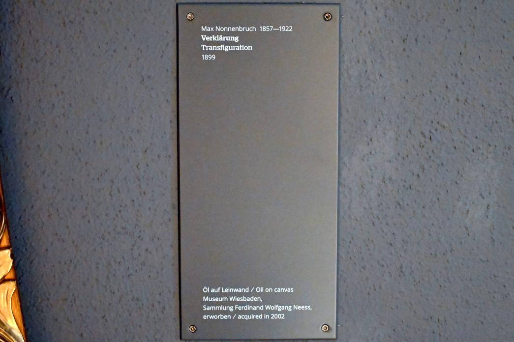 Max Nonnenbruch (1899), Verklärung, Wiesbaden, Museum Wiesbaden, Jugendstil, 1899, Bild 2/2