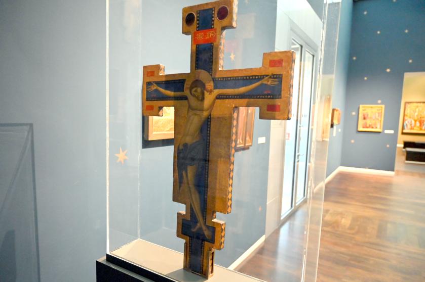 Meister der blauen Kreuze (1270), Doppelseitig bemaltes Vortragekreuz, Köln, Wallraf-Richartz-Museum, Mittelalter - Saal 1, um 1265–1275, Bild 2/3