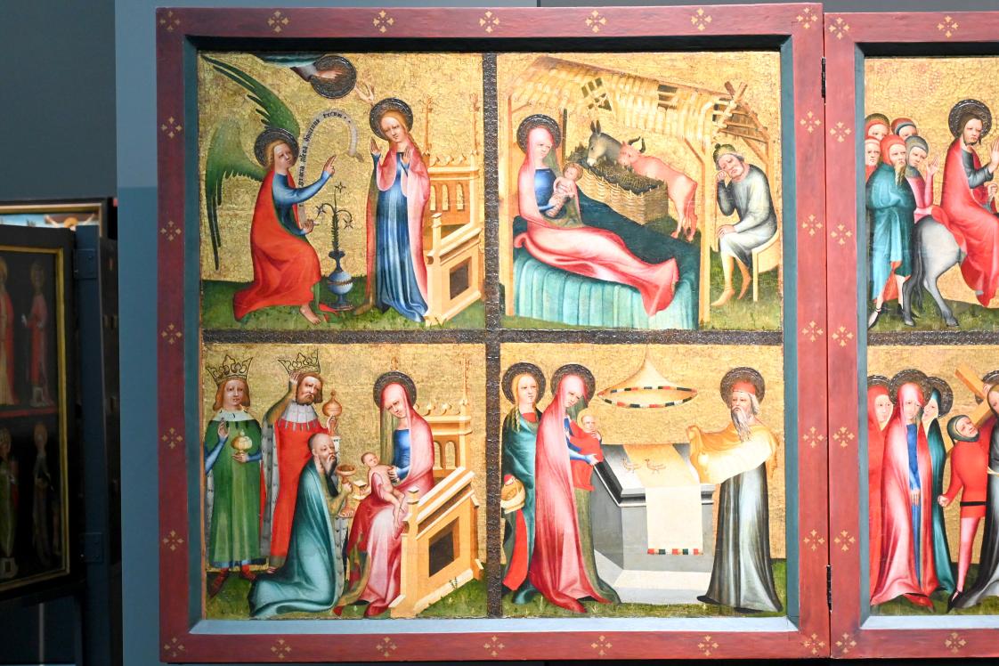 Osnabrücker Altar, Köln, Wallraf-Richartz-Museum, Mittelalter - Saal 2, um 1370–1380, Bild 2/4