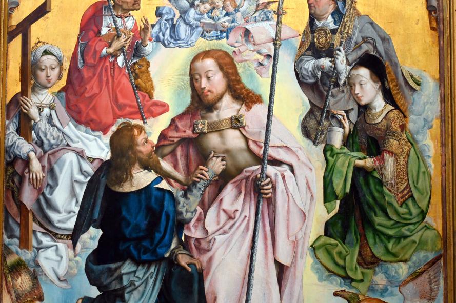 Meister des Bartholomäusaltars (1477–1507), Thomas-Altar, Köln, Wallraf-Richartz-Museum, Mittelalter - Saal 2, um 1495–1500, Bild 2/6