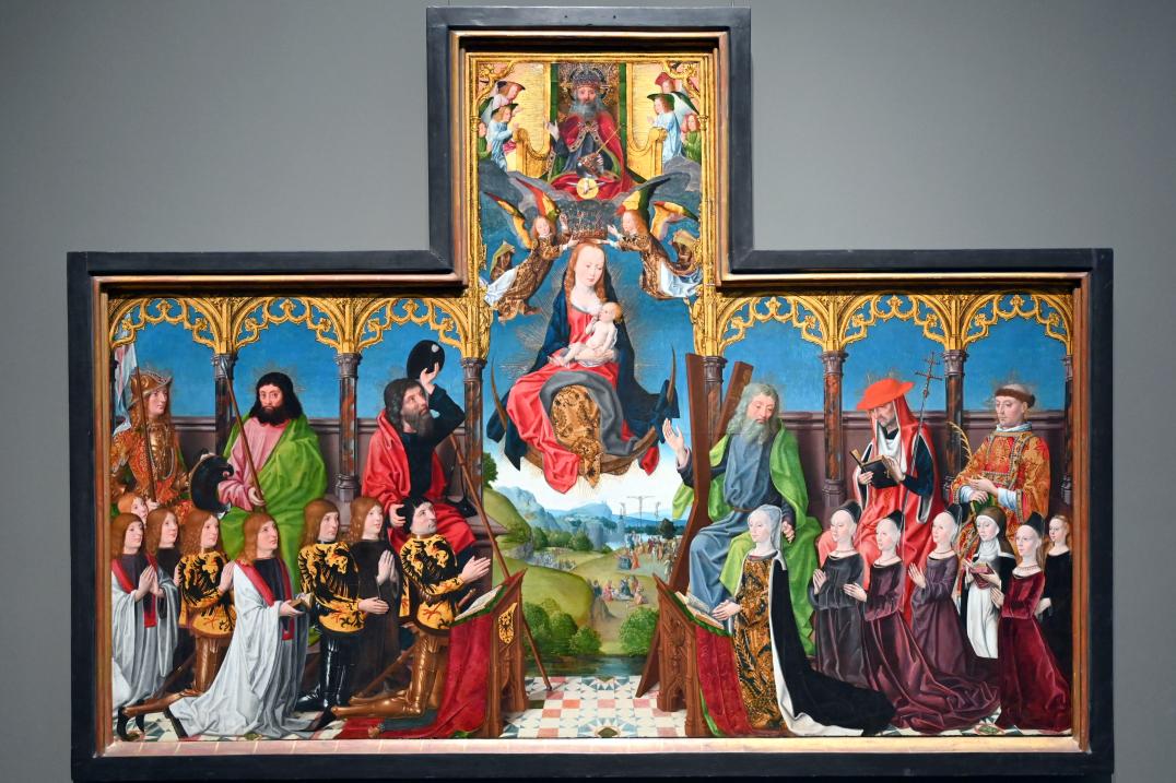 Jüngerer Meister der Heiligen Sippe: Altarbild des Gumprecht von Neuenahr, nach 1484