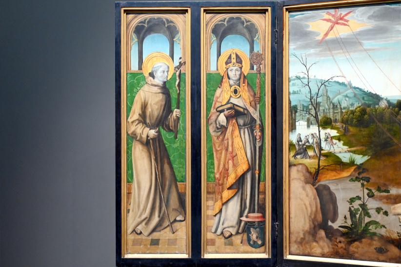 Meister von Sankt Severin (1488–1513), Franziskaneraltar, Köln, Wallraf-Richartz-Museum, Mittelalter - Saal 2, um 1500–1505, Bild 2/4