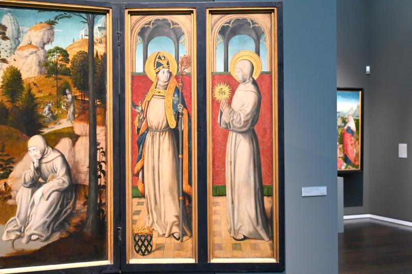 Meister von Sankt Severin (1488–1513), Franziskaneraltar, Köln, Wallraf-Richartz-Museum, Mittelalter - Saal 2, um 1500–1505, Bild 3/4