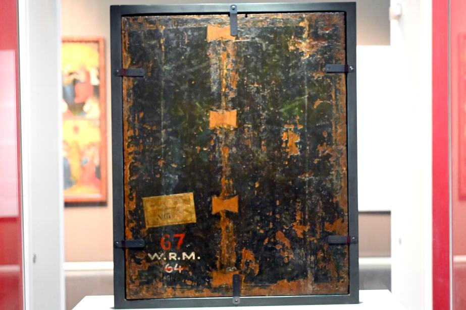 Stefan Lochner (Stephan Lochner) (1435–1450), Muttergottes in der Rosenlaube, Köln, Wallraf-Richartz-Museum, Mittelalter - Saal 5, um 1440–1442, Bild 2/3