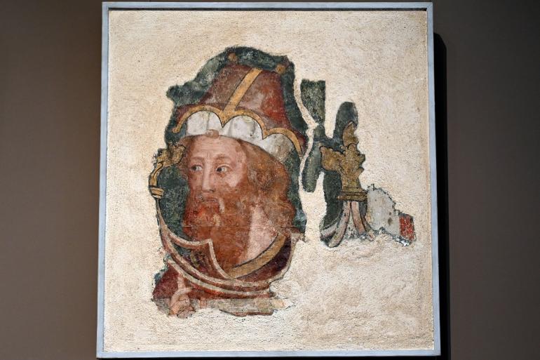 Fresken aus dem historische Kölner Rathaus, Köln, Rathaus, jetzt Köln, Wallraf-Richartz-Museum, Mittelalter - Saal 9, nach 1330, Bild 4/6