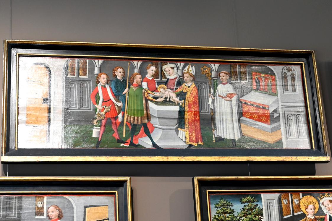 Bilderzyklus aus dem Leben der hl. Ursula, Köln, ehem. Benediktinerinnenkloster zu den heiligen Makkabäern, jetzt Köln, Wallraf-Richartz-Museum, Mittelalter - Saal 9, Undatiert, Bild 5/16