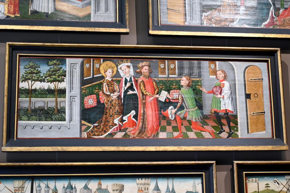 Bilderzyklus aus dem Leben der hl. Ursula, Köln, ehem. Benediktinerinnenkloster zu den heiligen Makkabäern, jetzt Köln, Wallraf-Richartz-Museum, Mittelalter - Saal 9, Undatiert, Bild 6/16