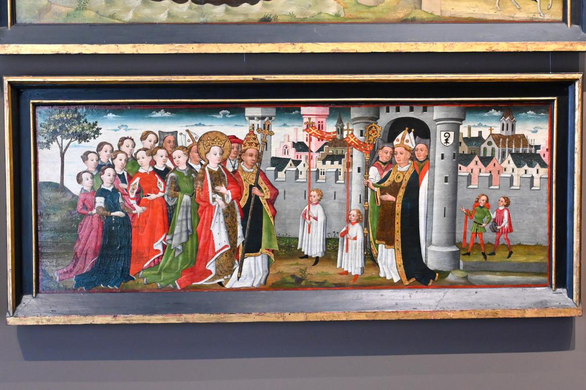 Bilderzyklus aus dem Leben der hl. Ursula, Köln, ehem. Benediktinerinnenkloster zu den heiligen Makkabäern, jetzt Köln, Wallraf-Richartz-Museum, Mittelalter - Saal 9, Undatiert, Bild 8/16