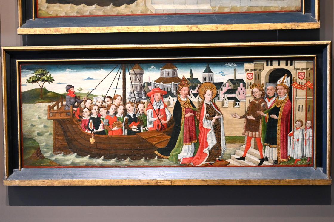 Bilderzyklus aus dem Leben der hl. Ursula, Köln, ehem. Benediktinerinnenkloster zu den heiligen Makkabäern, jetzt Köln, Wallraf-Richartz-Museum, Mittelalter - Saal 9, Undatiert, Bild 11/16