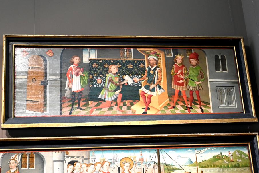 Bilderzyklus aus dem Leben der hl. Ursula, Köln, ehem. Benediktinerinnenkloster zu den heiligen Makkabäern, jetzt Köln, Wallraf-Richartz-Museum, Mittelalter - Saal 9, Undatiert, Bild 12/16