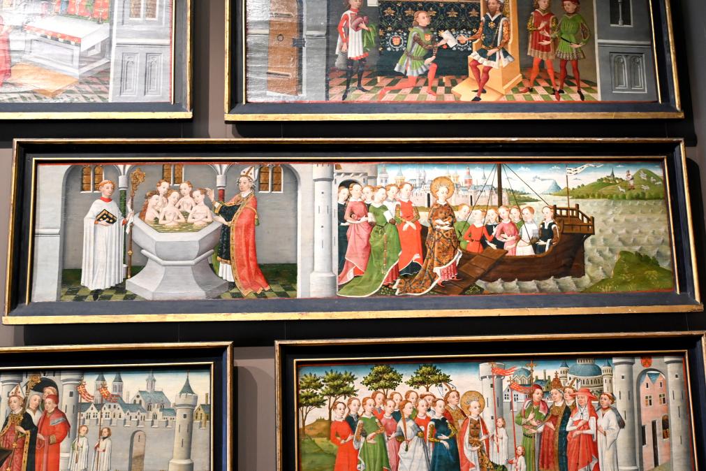 Bilderzyklus aus dem Leben der hl. Ursula, Köln, ehem. Benediktinerinnenkloster zu den heiligen Makkabäern, jetzt Köln, Wallraf-Richartz-Museum, Mittelalter - Saal 9, Undatiert, Bild 13/16