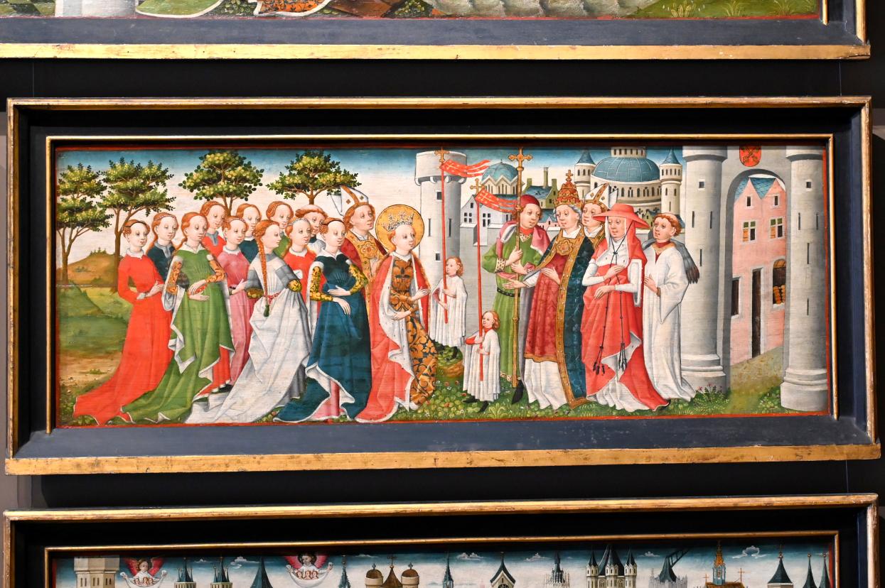 Bilderzyklus aus dem Leben der hl. Ursula, Köln, ehem. Benediktinerinnenkloster zu den heiligen Makkabäern, jetzt Köln, Wallraf-Richartz-Museum, Mittelalter - Saal 9, Undatiert, Bild 14/16