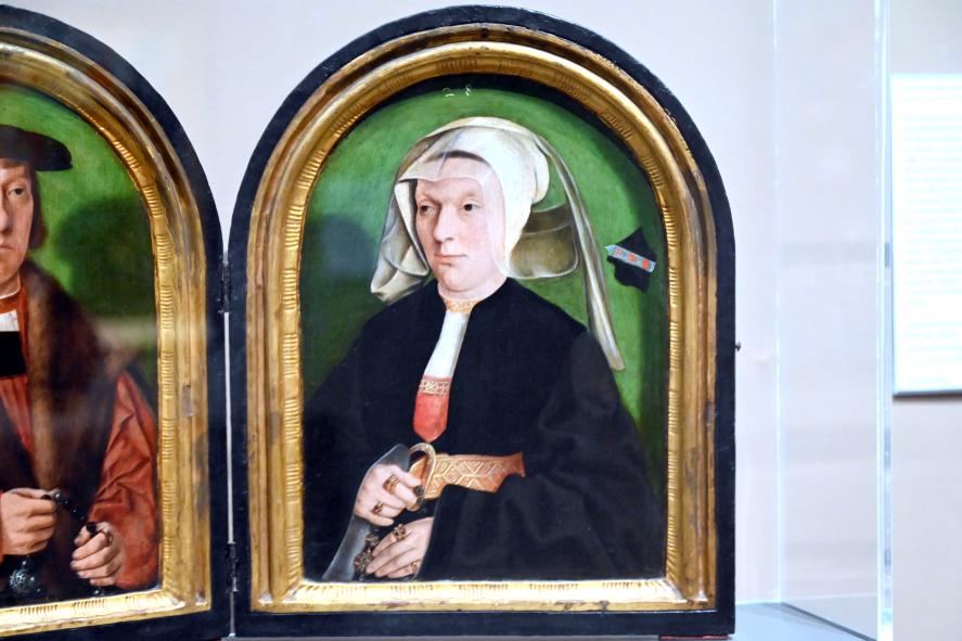 Bartholomäus Bruyn der Ältere (1513–1546), Gerhard und Anna Pilgrum, geb. Strauss, Köln, Wallraf-Richartz-Museum, Mittelalter - Saal 13, 1528, Bild 3/4