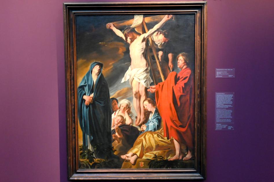 Jacob Jordaens (1615–1665), Christus am Kreuz, Köln, Wallraf-Richartz-Museum, Barock - Saal 4, um 1618–1620
