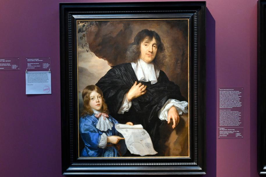 Jan Mytens (Johannes Mijtens) (1662–1663), Johannes Cunaeus mit Sohn, Köln, Wallraf-Richartz-Museum, Barock - Saal 4, 1663, Bild 1/2