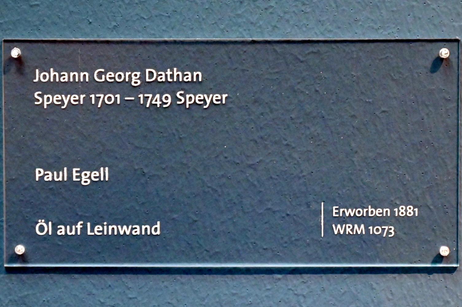 Johann Georg Dathan (1749), Paul Egell, Köln, Wallraf-Richartz-Museum, Barock - Saal 9, Undatiert, Bild 3/3