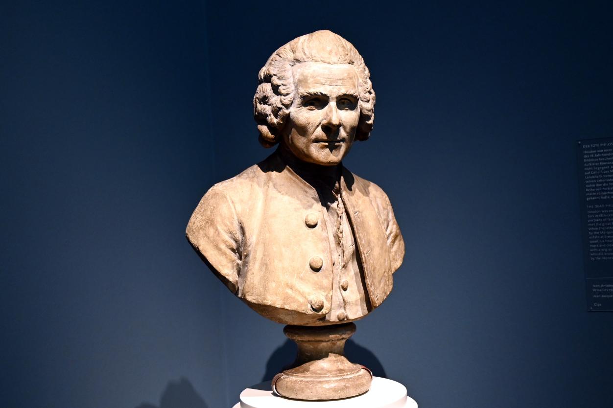 Jean-Antoine Houdon (1776–1806), Jean-Jacques Rousseau, Köln, Wallraf-Richartz-Museum, Barock - Saal 9, 1778, Bild 2/4
