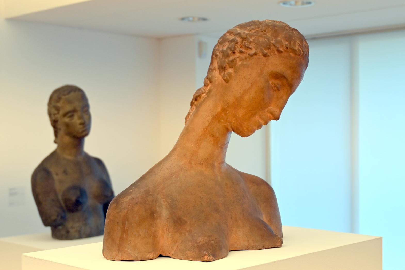 Wilhelm Lehmbruck (1909–1918), Geneigter Frauenkopf, Köln, Museum Ludwig, 02.11, 1911, Bild 2/4